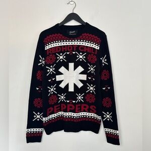BRAVADO - 🌶️ RED HOT CHILI PEPPERS Christmas / Holiday / Festive Sweater. Large